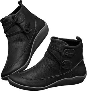 Ladmiple Fall Boots For Women 2024 Wide Calf Fashion Ankle Boots Combat Cowboy Cowgirl Western Booties Walking Shoes
