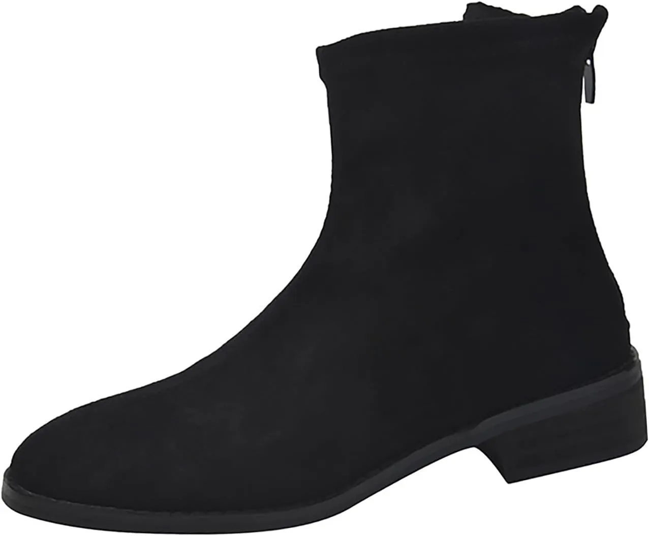 Men Ankle Boots Cow Print Boots for Women Black Heeled Boots for Women Boots for Dresses Women Peep toe Ankle Booties for Women Black Open toe Boots Low Heel Women's Wide Width Flat Booties