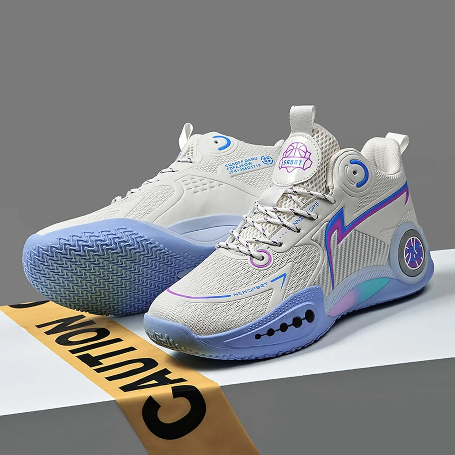 Mens Basketball Shoes Waterproof Durable Lightweight Loose Breathable Sneakers