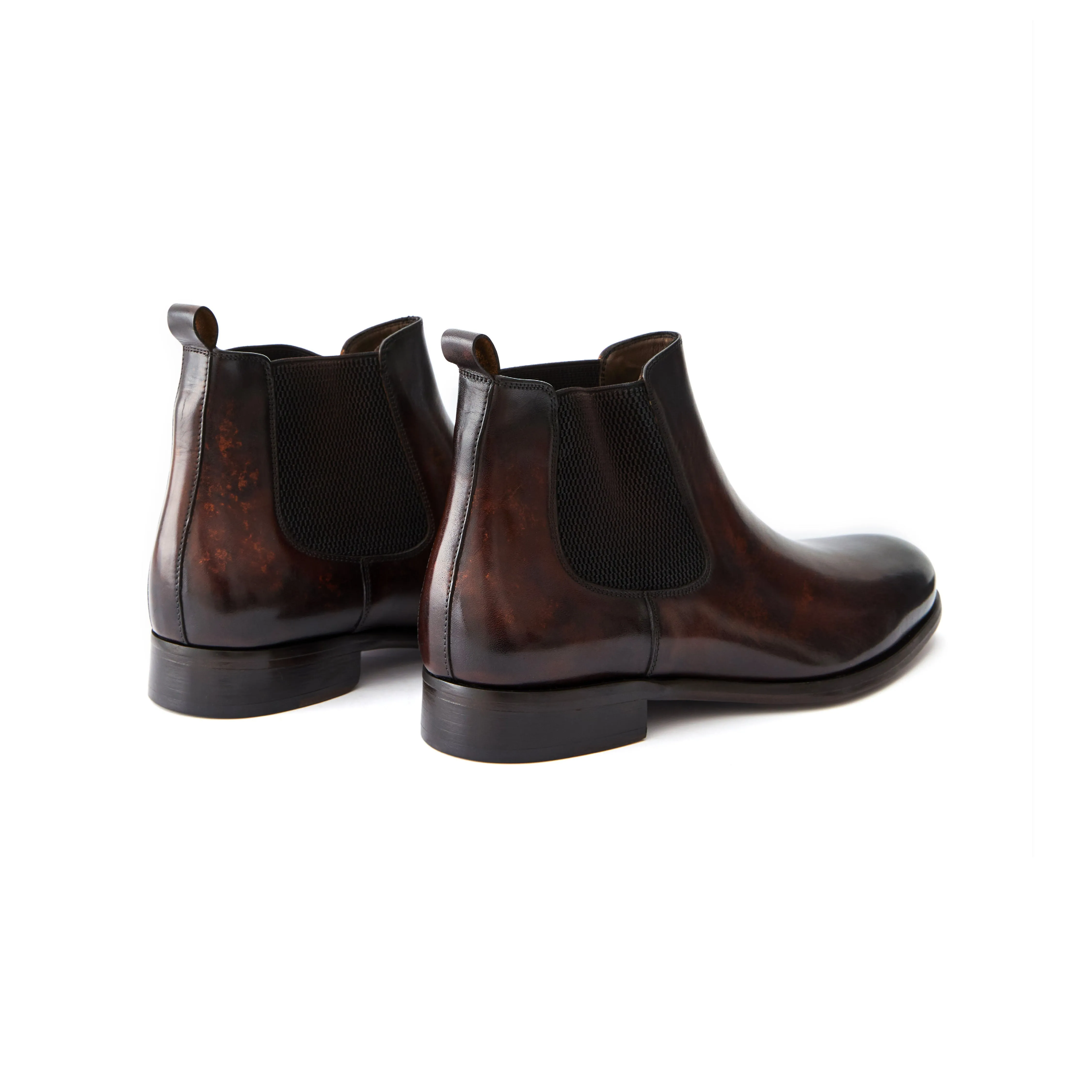Men's Calf Leather Handmade Chelsea Boots M10004