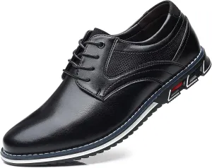 Men??s Dress Shoes Casual Business Oxford Derby Orthopedic Leather Shoes Comfortable Walking Shoes Office Loafers Work Flats Men's Shoes