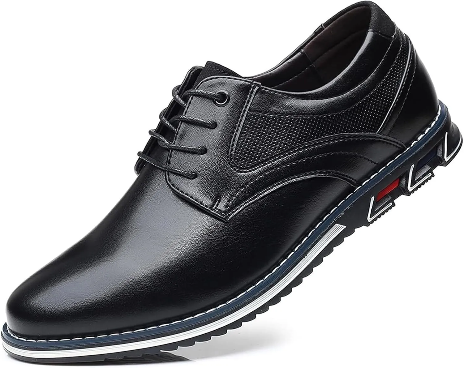 Men??s Dress Shoes Casual Business Oxford Derby Orthopedic Leather Shoes Comfortable Walking Shoes Office Loafers Work Flats Men's Shoes