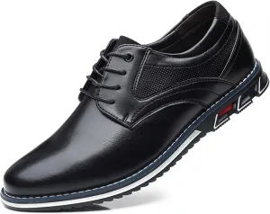 Men??s Dress Shoes Casual Business Oxford Derby Orthopedic Leather Shoes Comfortable Walking Shoes Office Loafers Work Flats