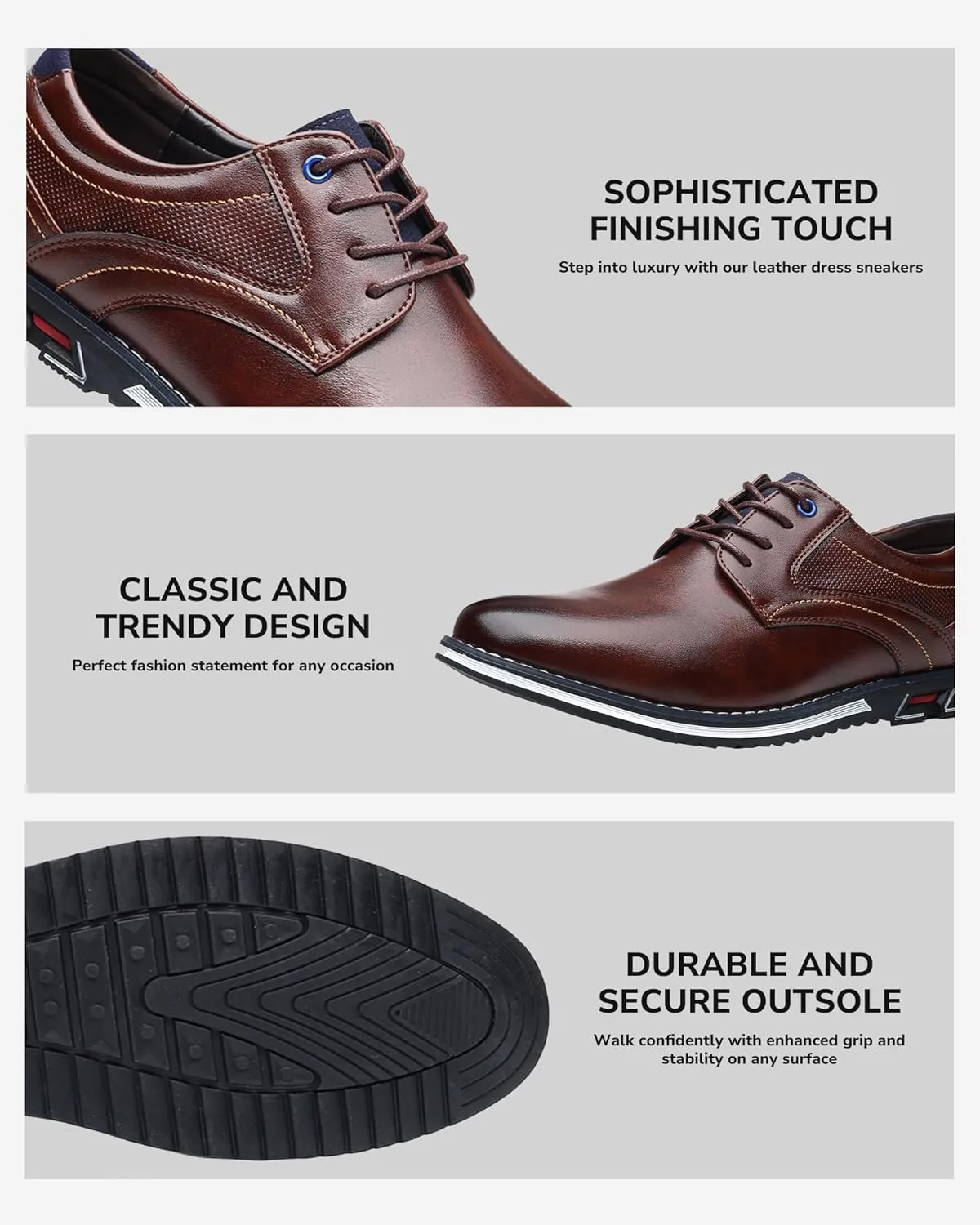 Men??s Dress Shoes Casual Business Oxford Derby Orthopedic Leather Shoes Comfortable Walking Shoes Office Loafers Work Flats