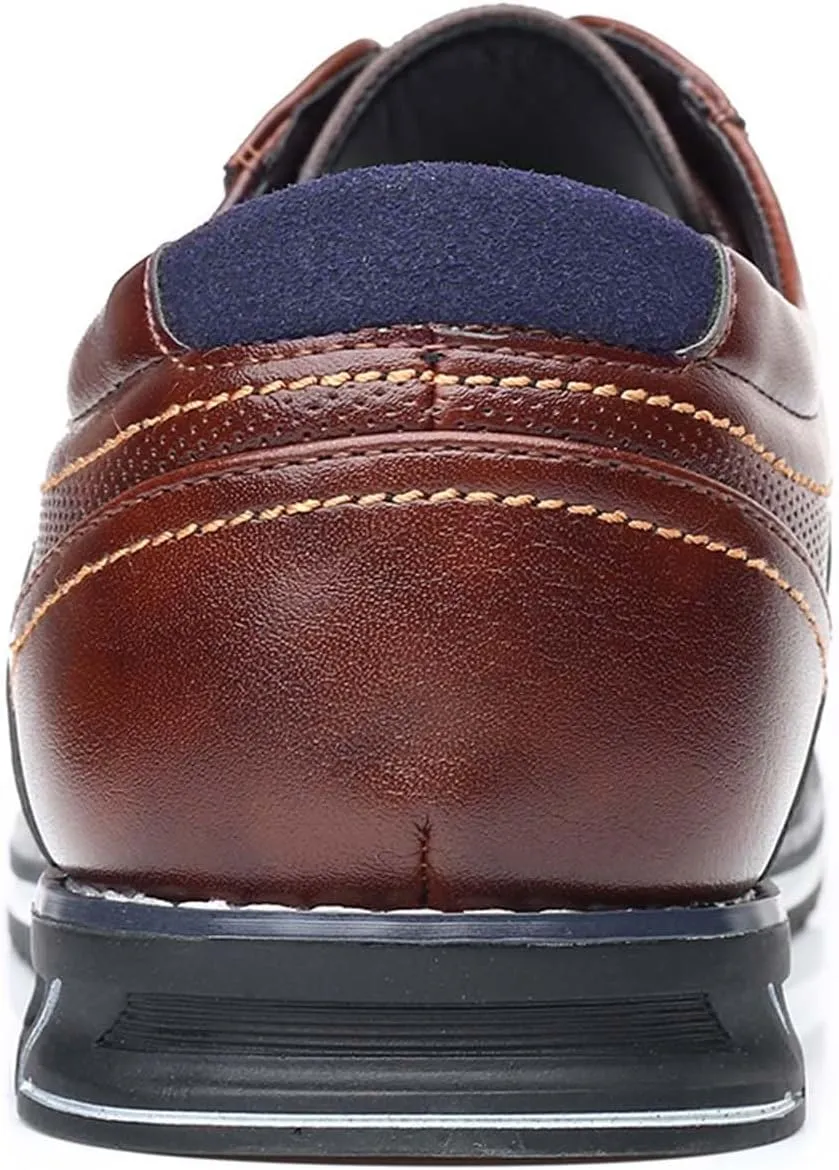 Men??s Dress Shoes Casual Oxford Derby Orthopedic Leather Shoes Breathable Walking Shoes Summer Business Office Loafers Work Flats
