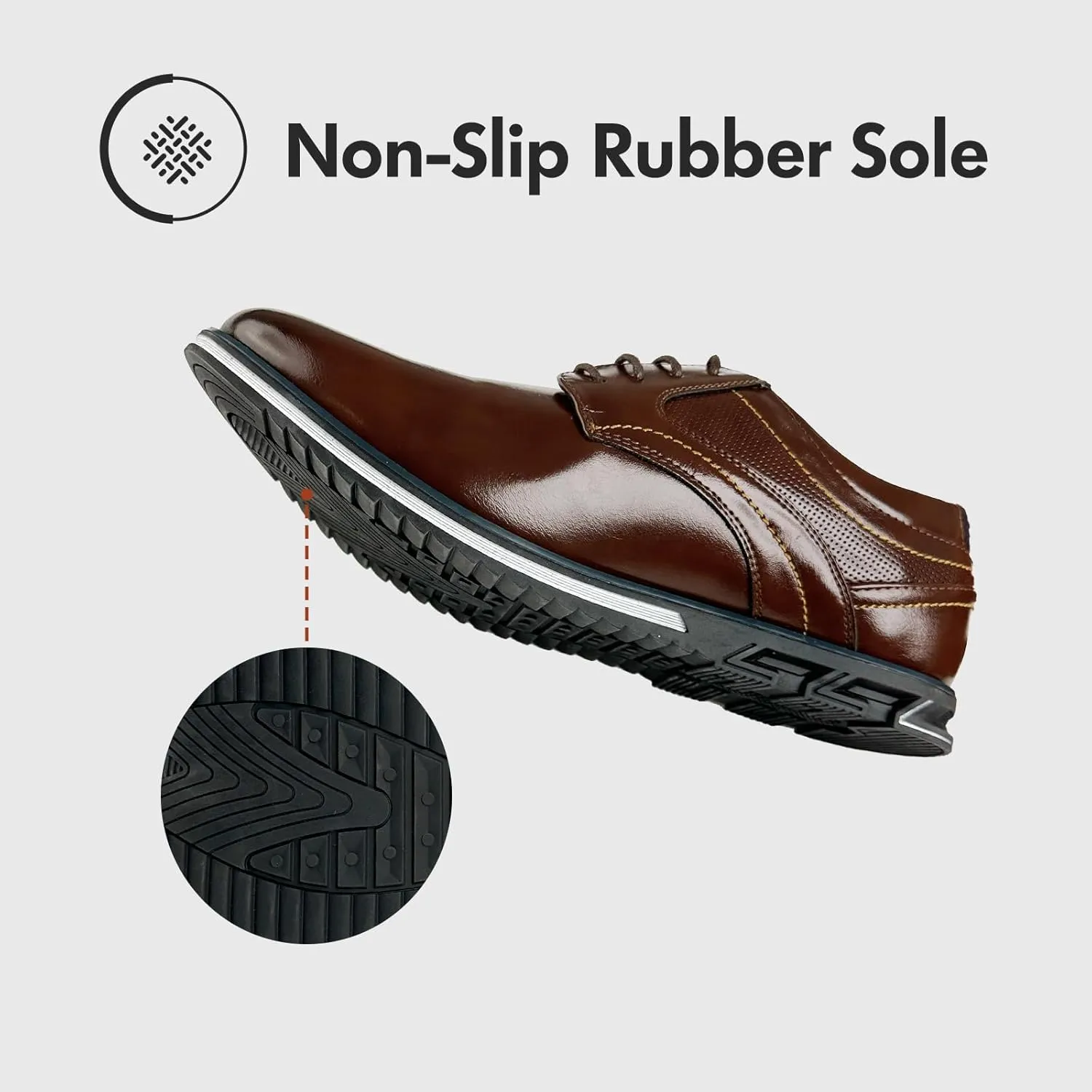 Men??s Dress Shoes Casual Oxford Derby Orthopedic Leather Shoes Comfortable Walking Sneakers Business Office Loafers Work Flats
