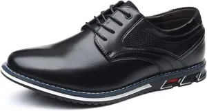 Men??s Dress Shoes Casual Oxford Derby Orthopedic Leather Shoes Comfortable Walking Sneakers Business Office Loafers Work Flats