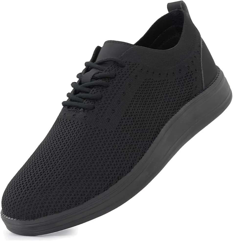 Men's Fashion Dress Sneakers Casual Walking Shoes Business Oxfords Comfortable Breathable Lightweight Tennis Zapatos para Hombre
