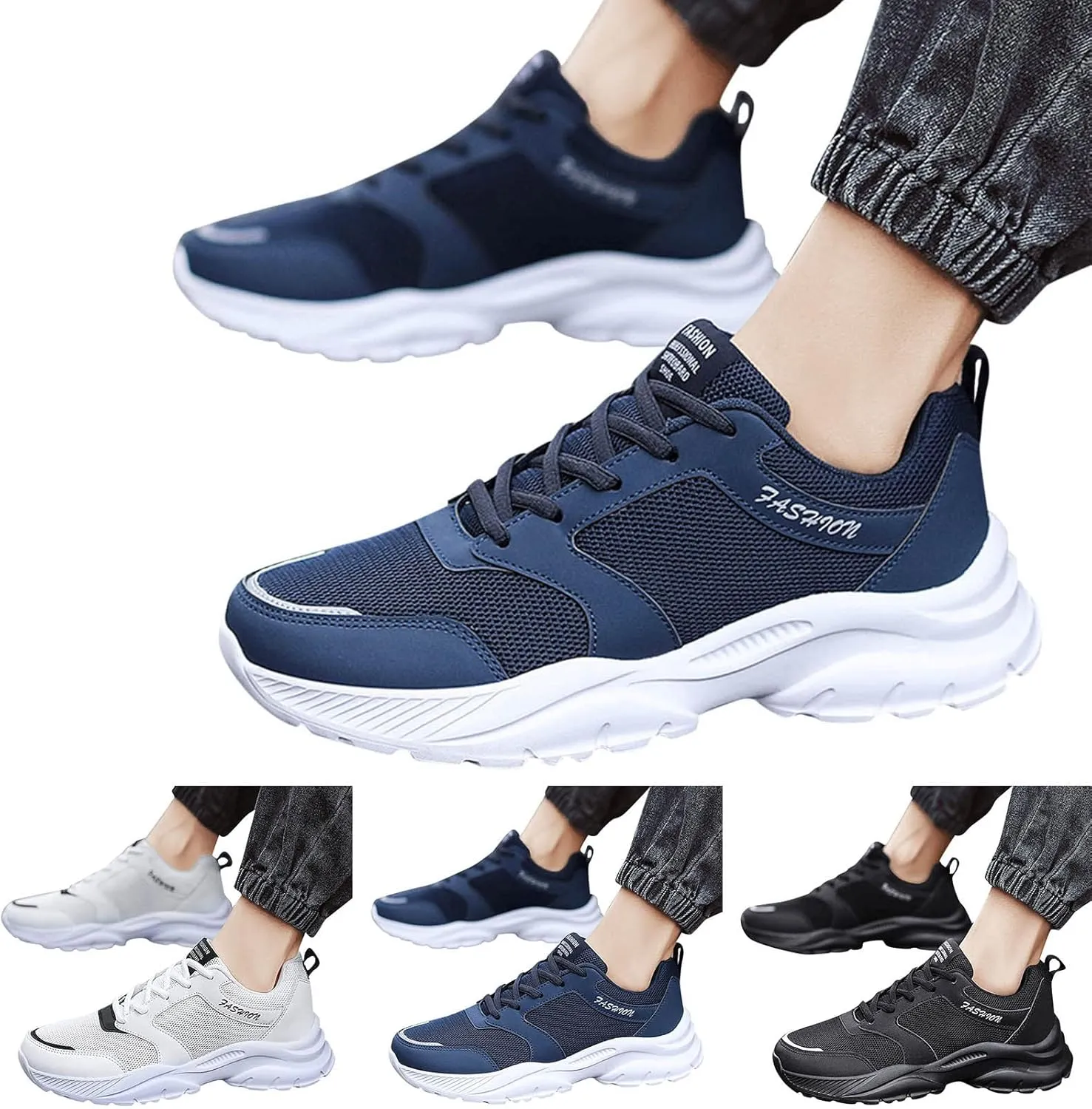 Men's Fashion Sneakers Men's Sneakers Walking Shoe for Men Shoe for Men Lightweight Breathable Sneaker