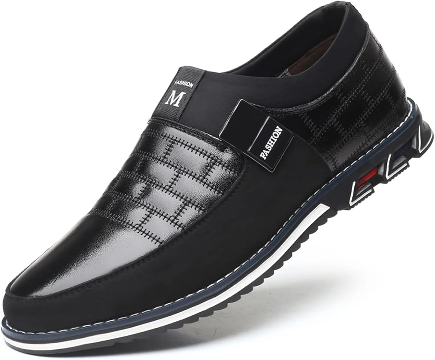 Men??s Oxford Derby Orthopedic Leather Shoes Formal Business Dress Sneakers Casual Walking Driving Slip-on Penny Loafers