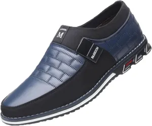 Men??s Oxford Derby Orthopedic Leather Shoes Formal Business Dress Sneakers Casual Walking Driving Slip-on Penny Loafers