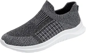 Men's Running Shoes Mens Walking Shoes Mens Work Shoes Men's Athletic Shoe Flat Bottom Lightweight Slip on Walking Shoe