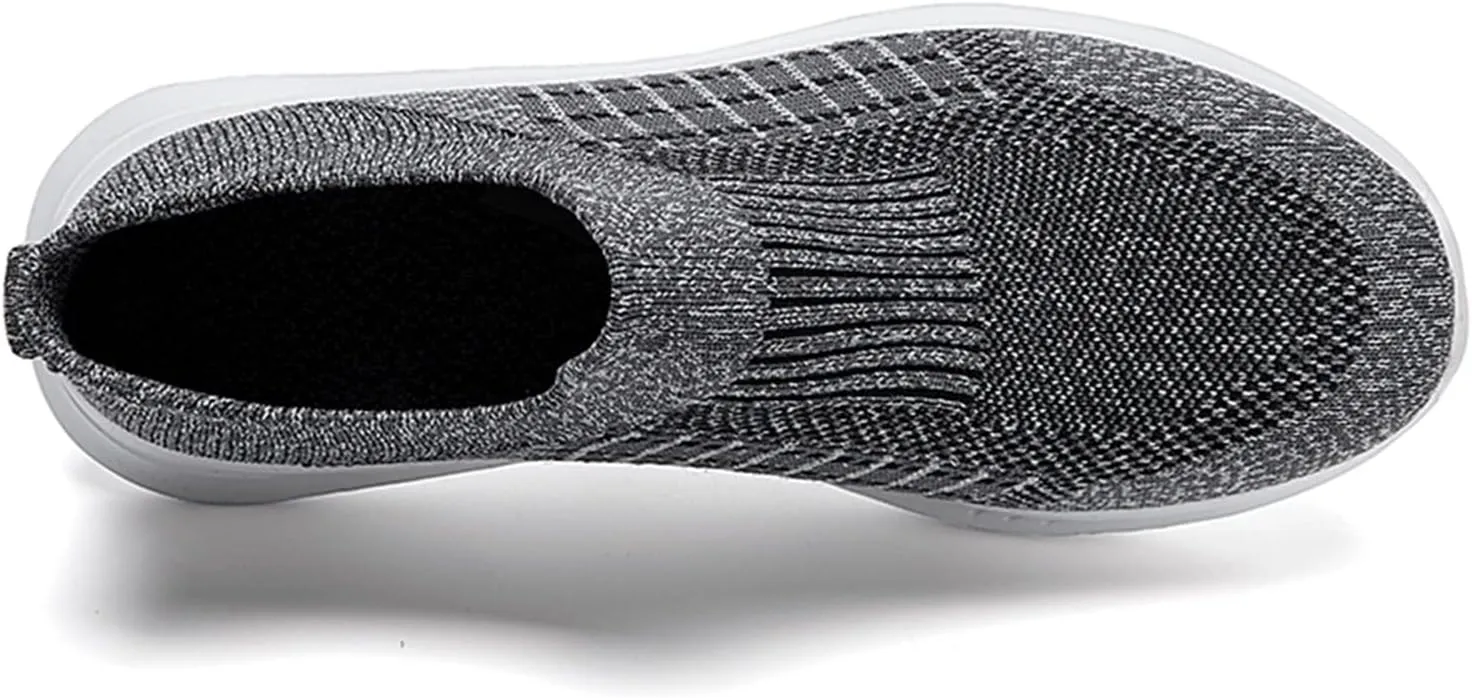 Men's Running Shoes Mens Walking Shoes Mens Work Shoes Men's Athletic Shoe Flat Bottom Lightweight Slip on Walking Shoe