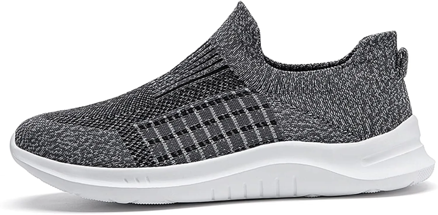 Men's Running Shoes Mens Walking Shoes Mens Work Shoes Men's Athletic Shoe Flat Bottom Lightweight Slip on Walking Shoe