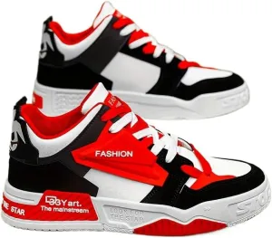 Men's Skate Shoes Lace-up Sneakers, Men's Fashion Sneakers