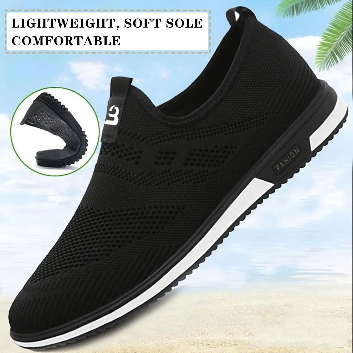 Mens Slip on Shoes Men's Sneakers Shoe for Men Tennis Shoe for Men Running Trail Lightweight Sneaker