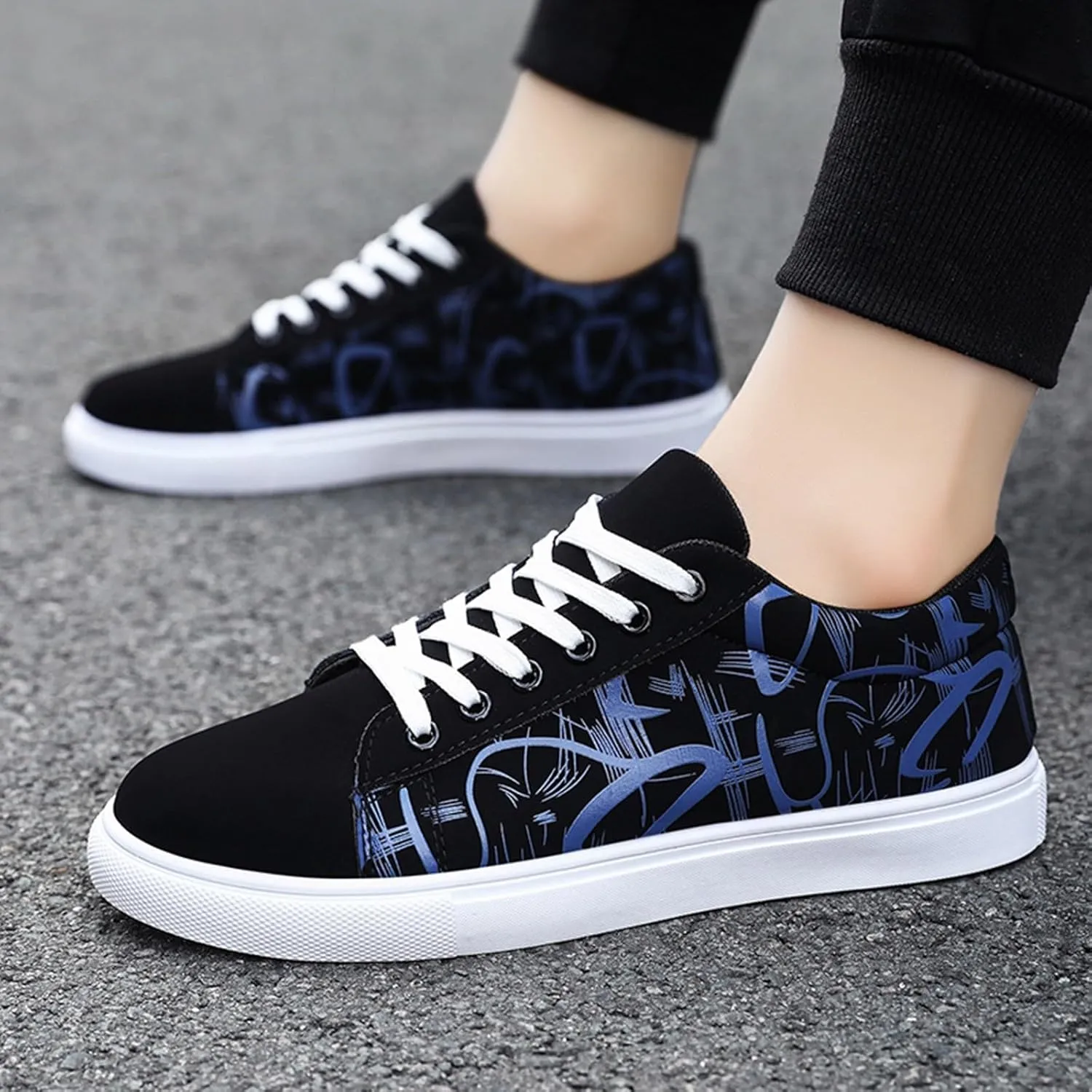 Men's Walking Shoes Athletic Shoes Mens Running Shoes Slip-On Tennis Shoes Non Slip Workout Sneakers for Walking