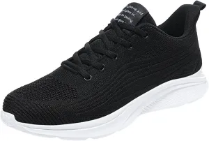 Mens Walking Shoes Non Slip Work Shoes Lightweight Non Slip Running Shoes Breathable Mesh Sneakers for Tennis