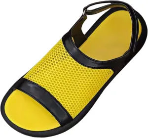 Mesh Sandals For Women Summer Hollow Out Flat Sandals Casual Slip On Wide Width Beach Shoes Comfortable Slip On Walking Shoes