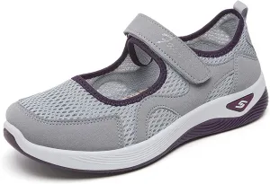 Nurse Shoes for Women Comfortable Wide Non-Slip Adjustable Breathable Walking Shoes Casual Nursing Orthotic Lightweight Shoe 2025 Arthritis, Diabetes Heel Pain