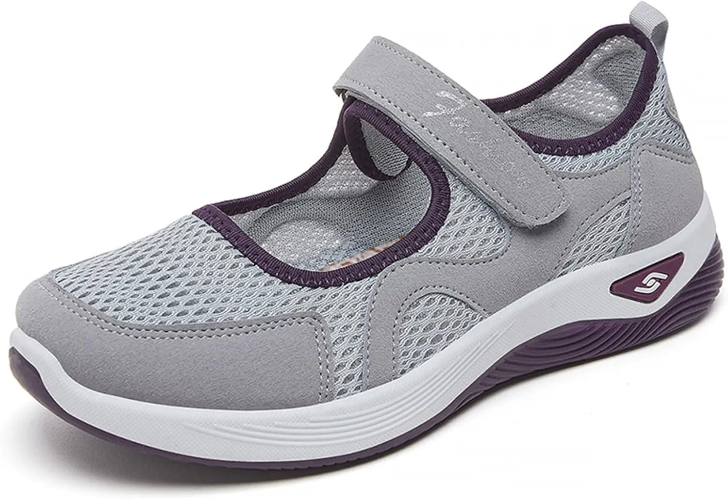 Nurse Shoes for Women Comfortable Wide Non-Slip Adjustable Breathable Walking Shoes Casual Nursing Orthotic Lightweight Shoe 2025 Arthritis, Diabetes Heel Pain