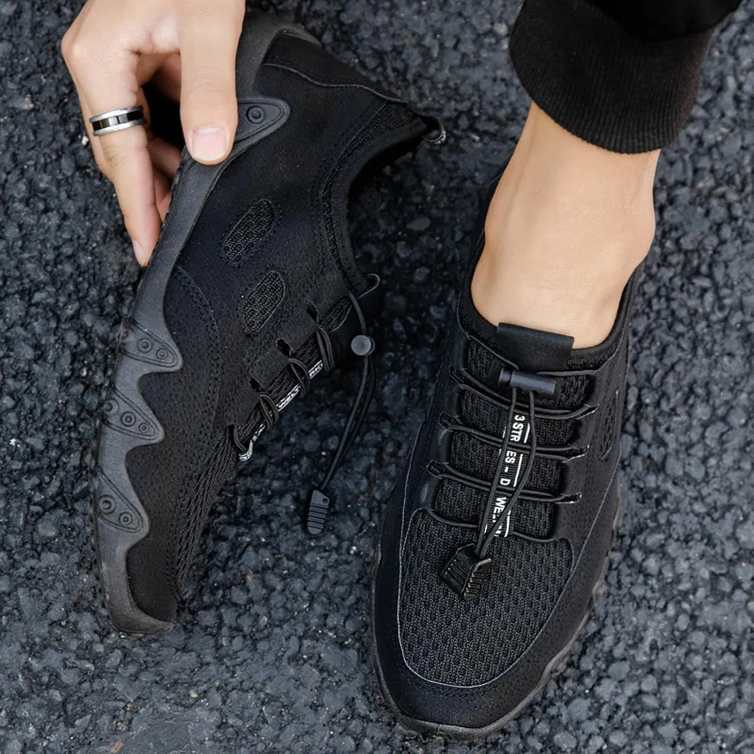 Plantar Fasciitis Shoes Women Dressy Slip On Walking Shoes for Senior Women Fashion Sneakers Shoes for Women Black Women's Platform Chunky Sneakers Fashion Dad Sneakers Zapatos Para Mujer Comodos