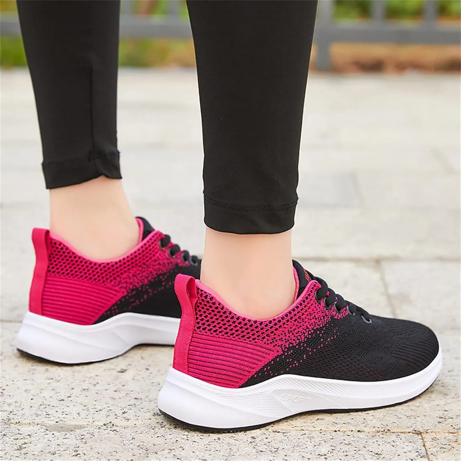 Platform Wedge Sneakers for Women 2023 Zapatos De Trabajo para Mujeres Womens Size 11 Business Casual Shoes Chunky Sneakers for Women Platform Comfortable Slip On Tennis Shoes for Women