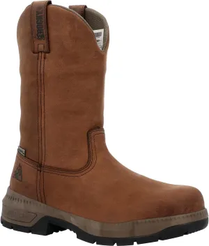 ROCKY Worksmart 11 Waterproof Composite Toe Work Boot, Crazy Horse, Size 7(W)