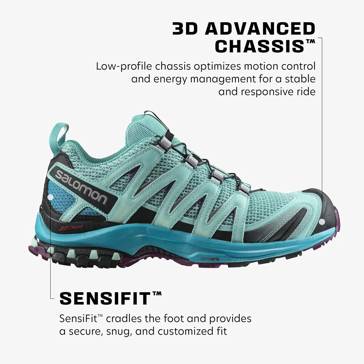 Salomon Womens XA PRO 3D Trail Running Shoes