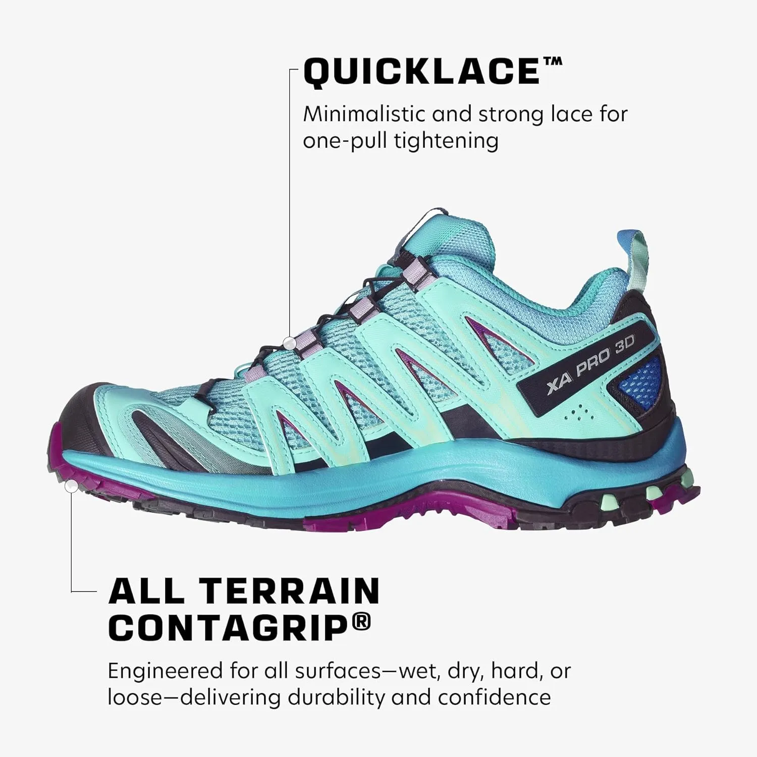 Salomon Womens XA PRO 3D Trail Running Shoes