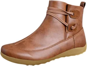 SBGMoSJ Black Boots for Women Ankle Ankle Boots Women Low Heel Boot Slippers for Women Wide Booties for Women Low Heel Womens Western Boots Wide Width