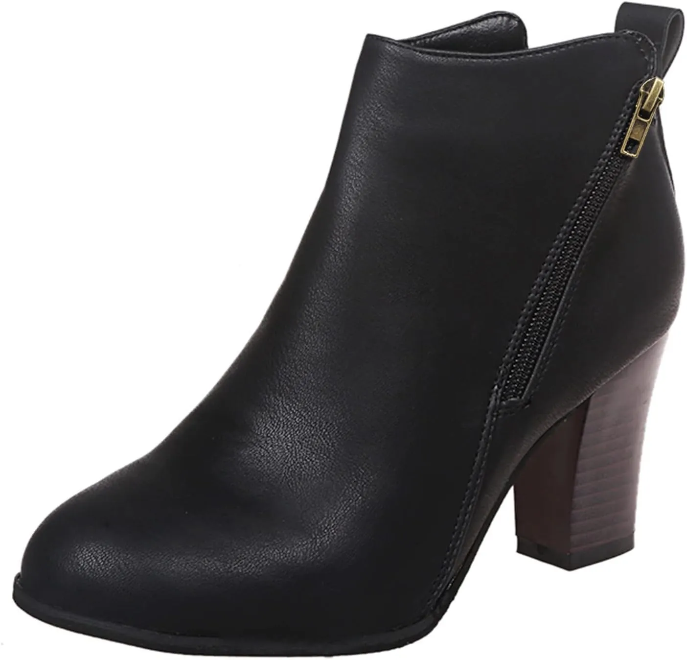 SBGMoSJ Boots for Women Ankle Booties Wide Width Black Suede Ankle Boots for Women Extra Wide Flat Ankle Boots for Women Plus Size Orthopedic Shoes for Women Wide Width Women Black Ankle Boots