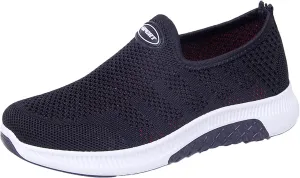 SBGMoSJ Chunky Sneakers Women Orthopedic Shoes for Women Wide Toe Brown Walking Shoes Women Wide Womens Slip On Sneakers Size 7 Ankle Black Slip On Tennis Shoes Female