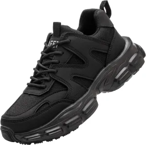 SBGMoSJ Running Shoes for Women Wide Feet Black Flats Orthopedic Shoes Women Black Shoes Women Dressy Comfort Size 12 Sneakers for Women Size 8 Wide Women's Hiking Shoes Size 5