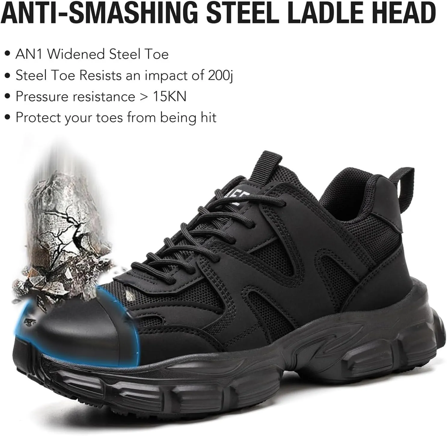 SBGMoSJ Running Shoes for Women Wide Feet Black Flats Orthopedic Shoes Women Black Shoes Women Dressy Comfort Size 12 Sneakers for Women Size 8 Wide Women's Hiking Shoes Size 5