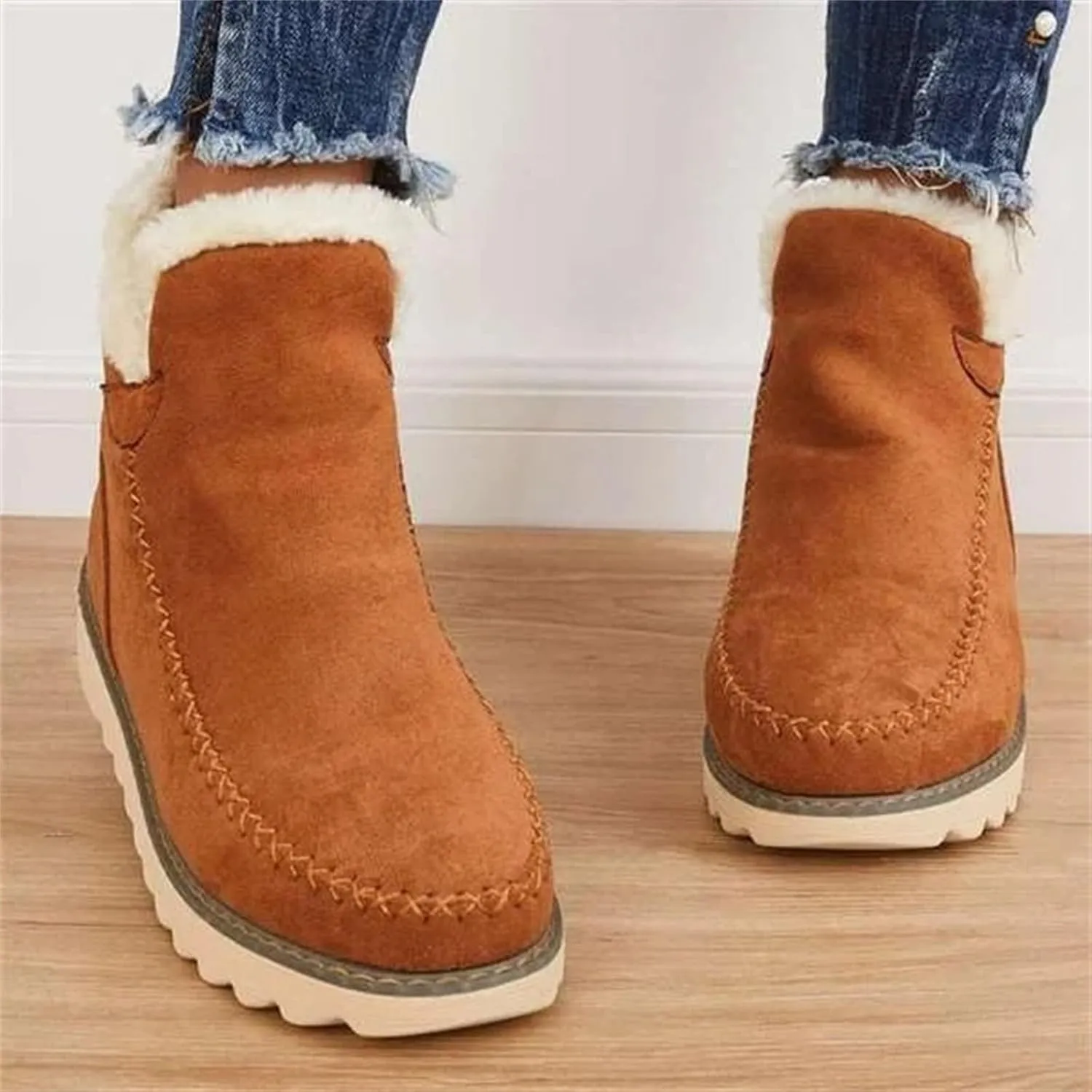SBGMoSJ Snowboarding Boots Womens Womens Winter Boots Size 12 Wide Calf Winter Boots for Women Outdoor Boots Women Knee High Botas De Mujer Para El Frio Con Plataforma