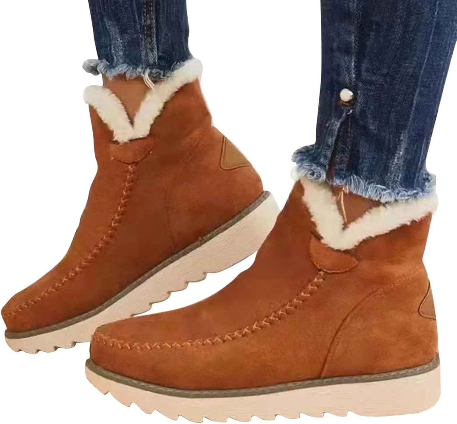 SBGMoSJ Snowboarding Boots Womens Womens Winter Boots Size 12 Wide Calf Winter Boots for Women Outdoor Boots Women Knee High Botas De Mujer Para El Frio Con Plataforma