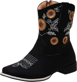 SBGMoSJ Suede Ankle Boots for Women Low Heel Wide Width Ankle Boots Women Low Heel Pink Booties Wide Width Low Heel Lace Up Boots for Women Ankle Booties Black Wedge Ankle Boot for Women
