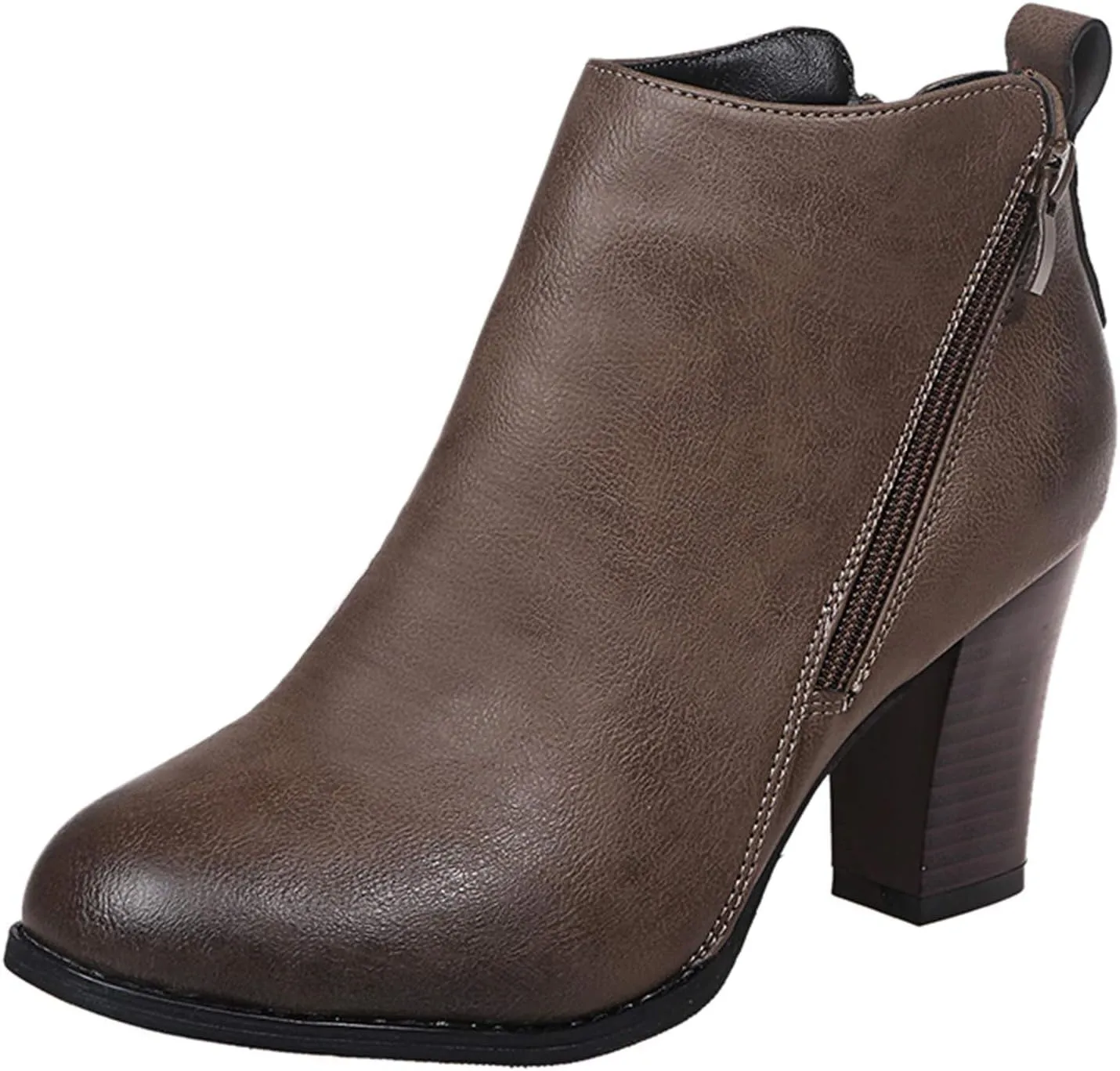 SBGMoSJ Womens Ankle Boots Low Heel Orthopedic Ankle Boots for Women Low Heel Comfort Womens Leather Ankle Boots Wide Width Wide Width Shoes for Women Mules Cowboy Boots for Women Booties Ankle