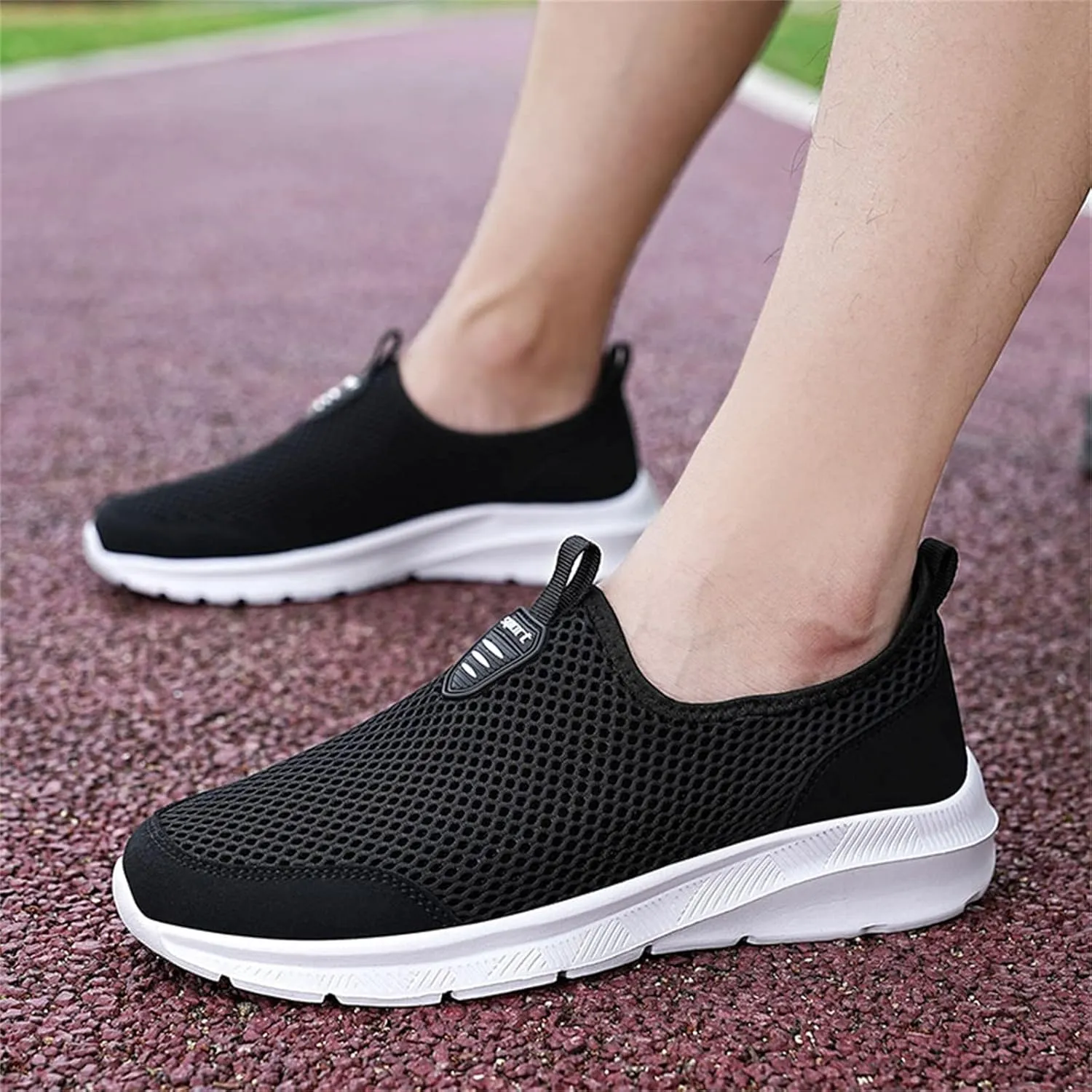 SBGMoSJ Womens Shoes Sneakers Walking Shoes Women Comfort Dressy Womens Casual Shoes for Bootcut Jeans Platform Sneakers for Women Slip On Womens Dress Shoes Winter White Slip Ons