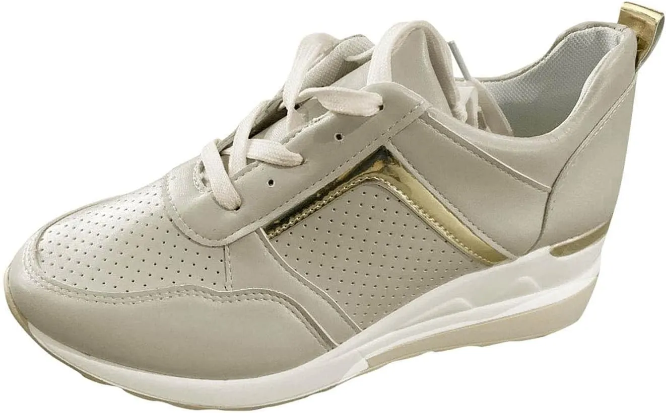 SBGMoSJ Womens Walking Shoes Slip On Sneakers Zapatos Confortables para Mujer Mayor Women's Black Tennis Shoes Size 7.5 Gym Shoes for Women Workout Indoor Cycling Shoes Women Size 5