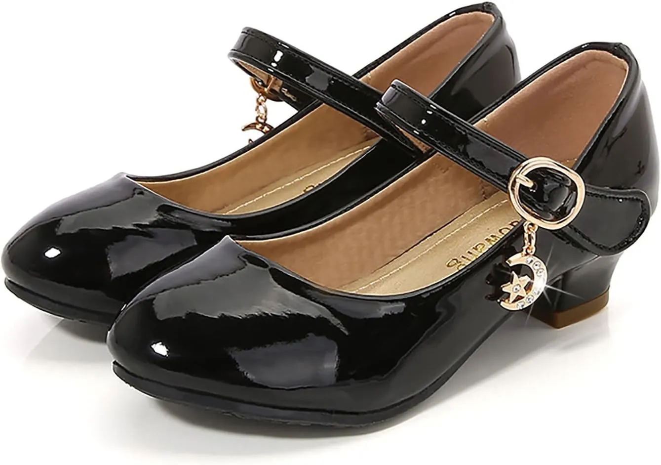 Shoes for Kids,Girls High Heeled Princess Shoes Leather School Students Shoes Children Dress Shoes Cute Shoes Gift