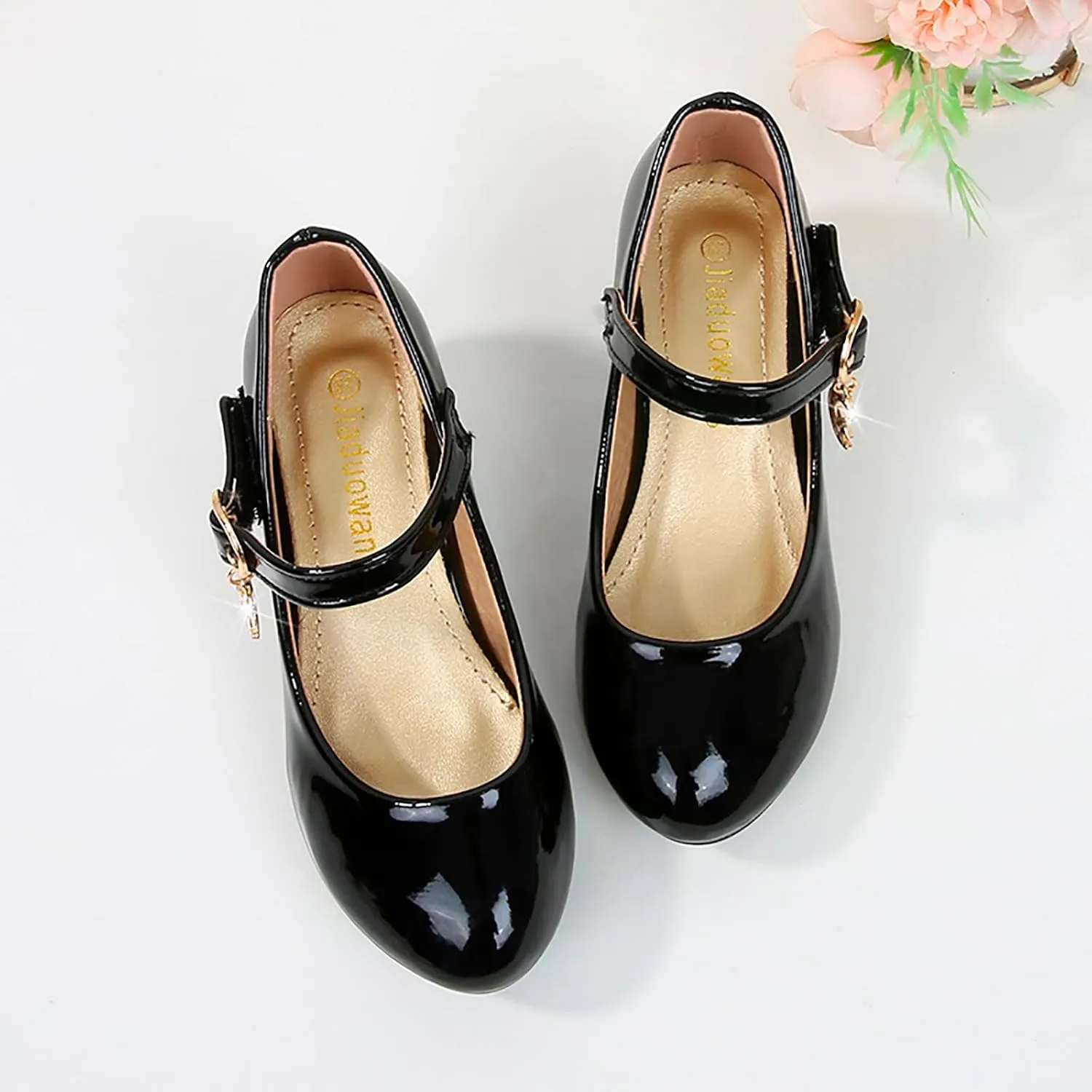 Shoes for Kids,Girls High Heeled Princess Shoes Leather School Students Shoes Children Dress Shoes Cute Shoes Gift