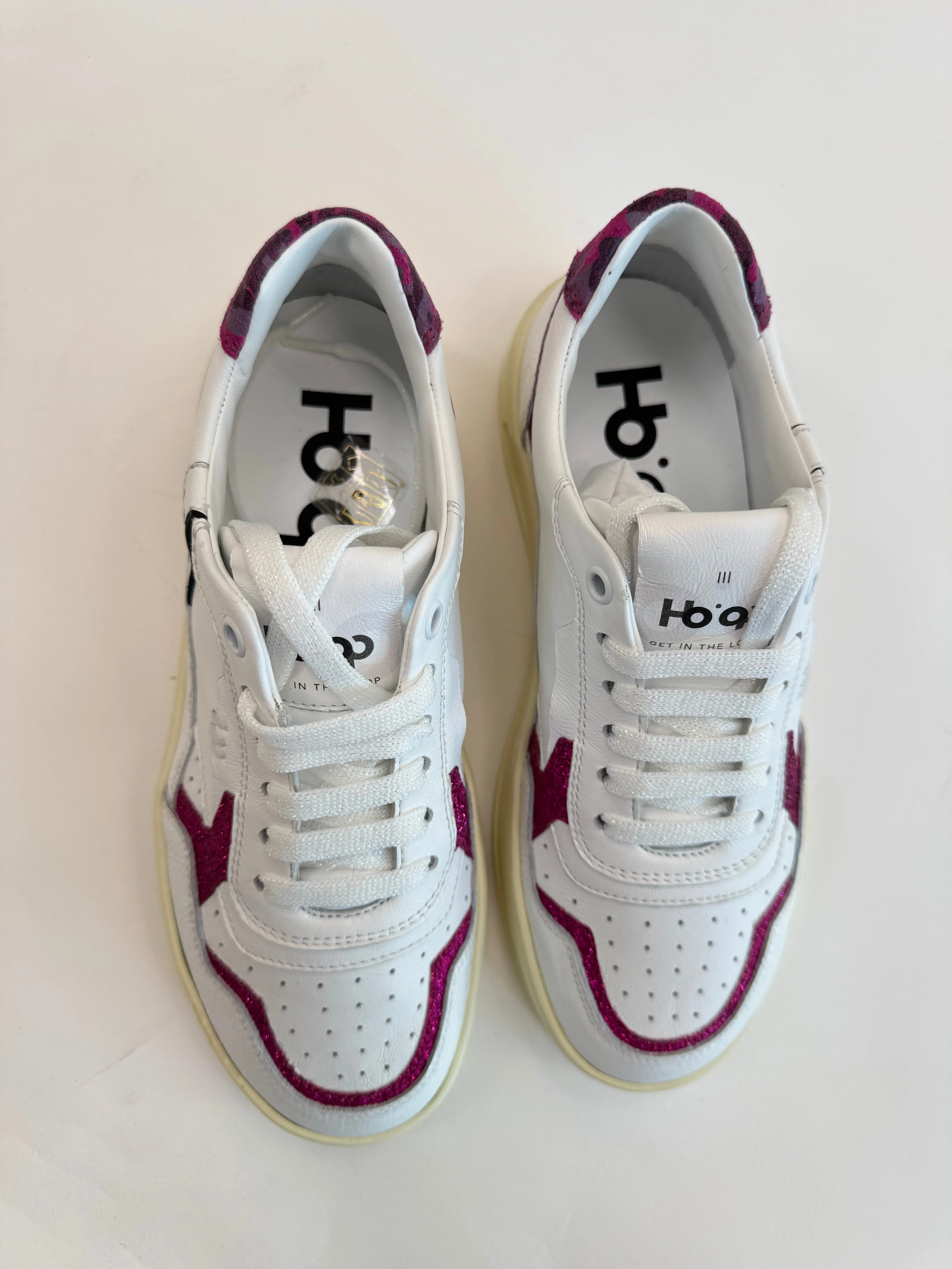 Sneaker Ho'op White Fucsia