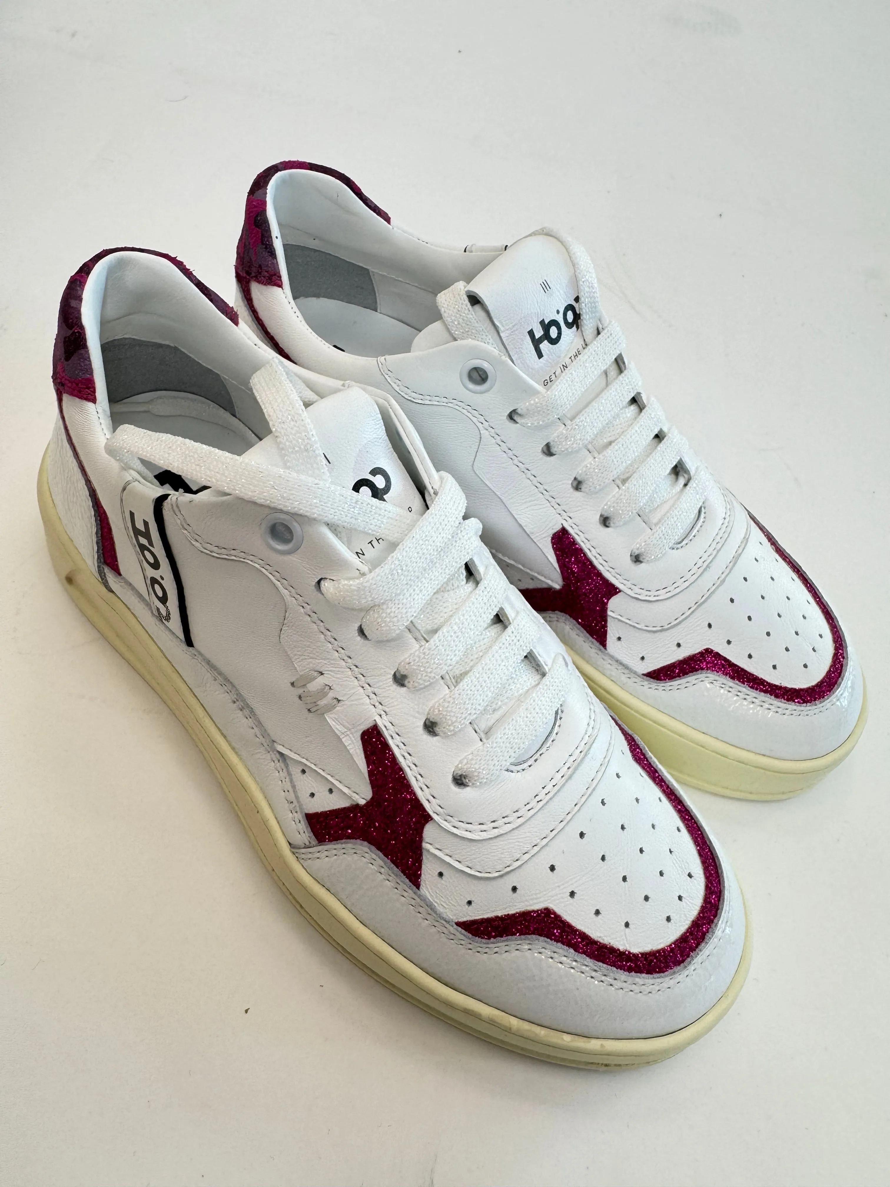 Sneaker Ho'op White Fucsia