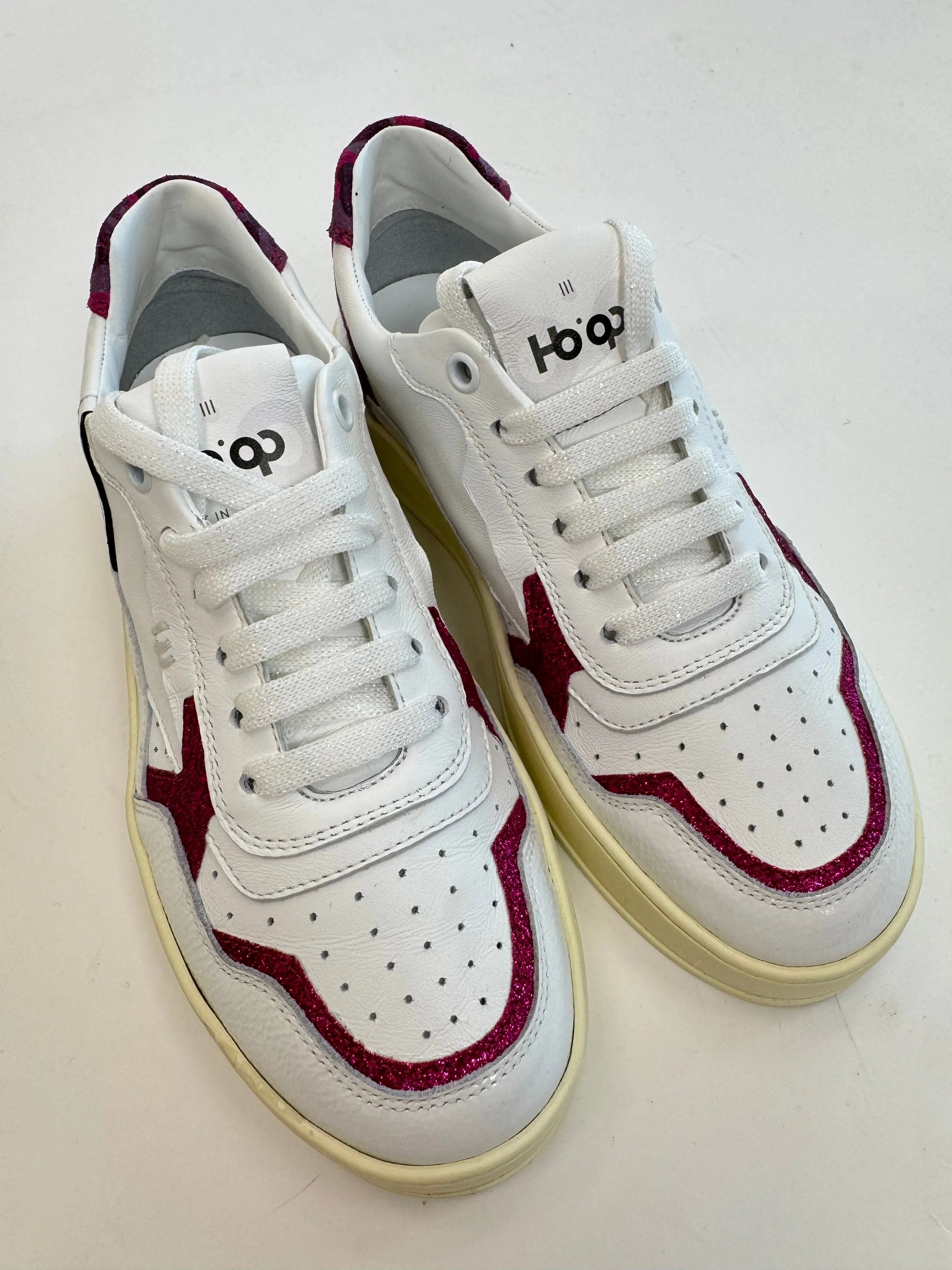 Sneaker Ho'op White Fucsia