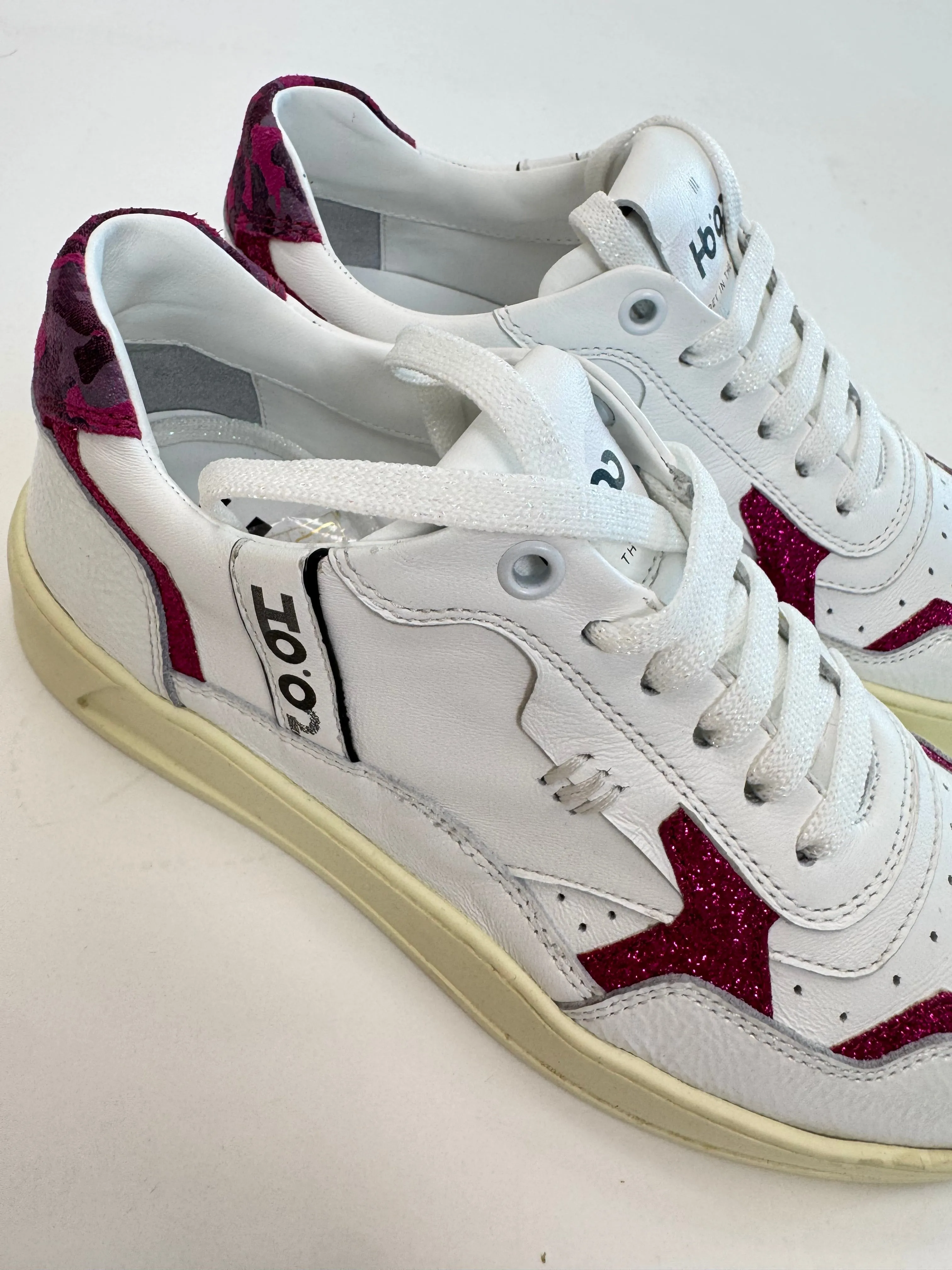 Sneaker Ho'op White Fucsia