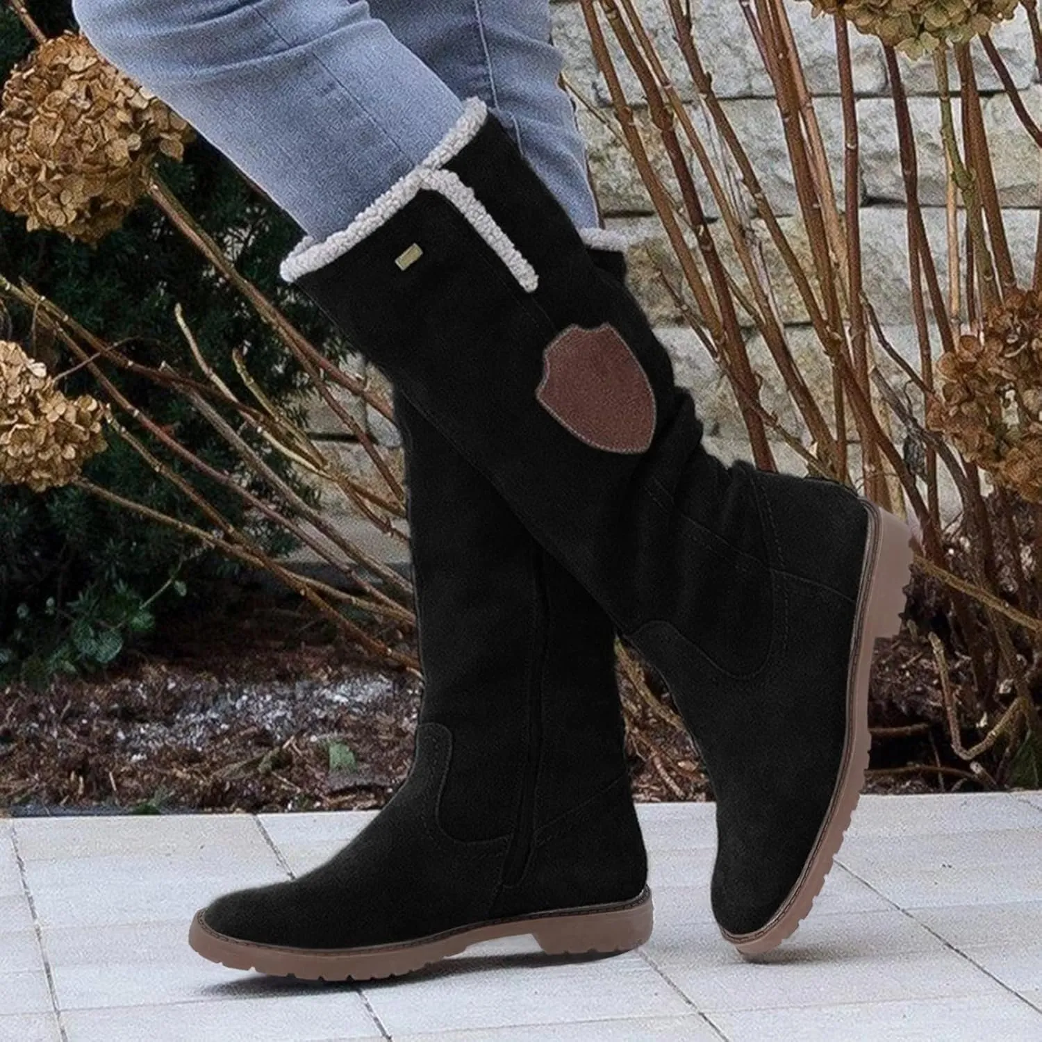Snow Boots for Women Waterproof Insulated Tall Snow Boots for Women Waterproof 8.5 Winter Waterproof Booties Women Ankle Boots Winter Boots for Women Waterproof Botas De Invierno