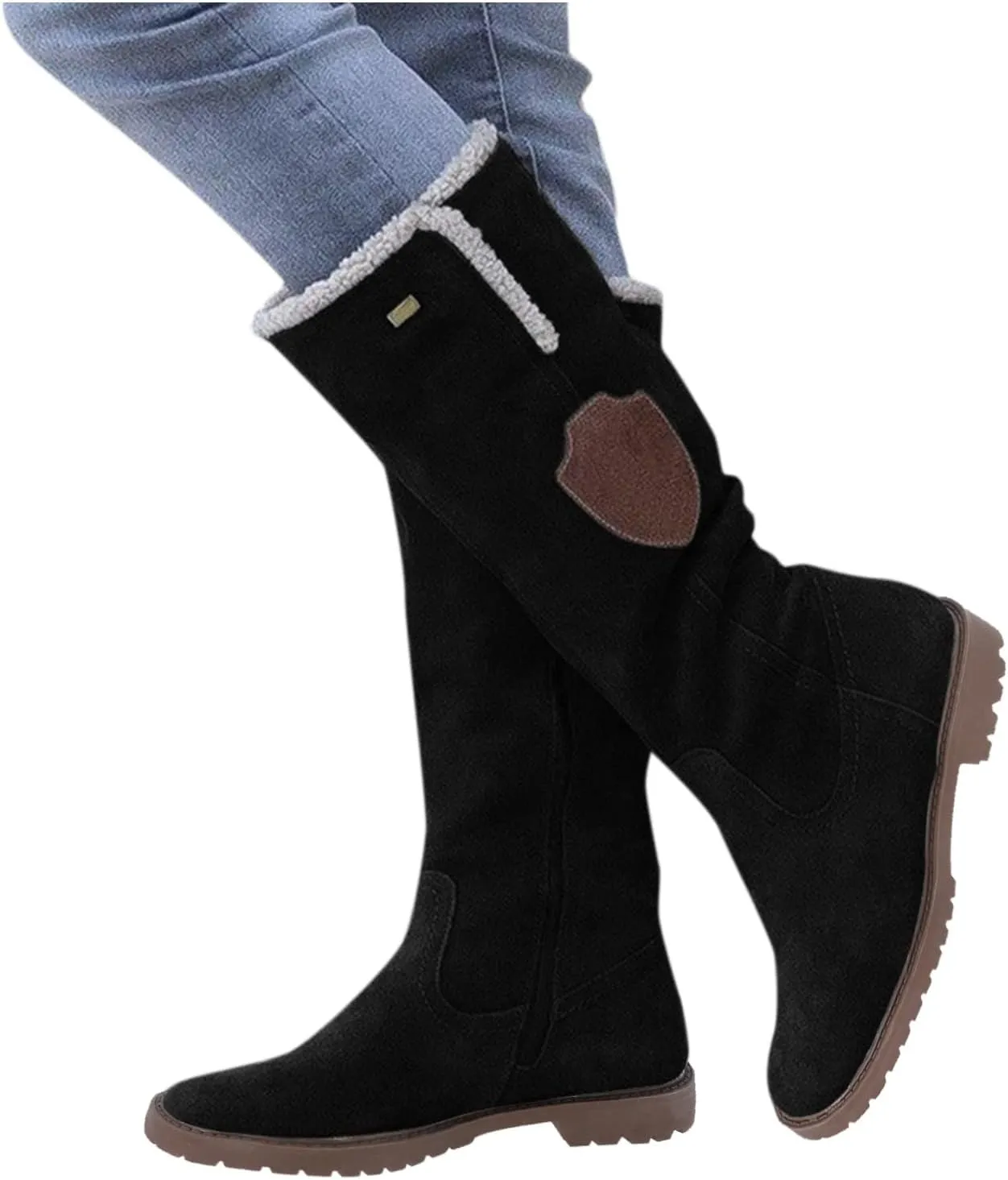 Snow Boots for Women Waterproof Insulated Tall Snow Boots for Women Waterproof 8.5 Winter Waterproof Booties Women Ankle Boots Winter Boots for Women Waterproof Botas De Invierno