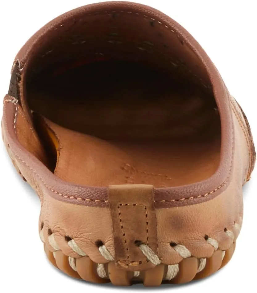 Spring Step Fusalide Slip-On Shoes for Womens - Comfortable Slip-On Shoes with Rubber Outsole - Casual Leather Clogs for Women